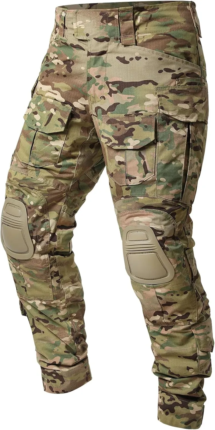 G3 Combat Pant, Men's Military Tactical Camouflage Clothing, Multi-Pocket Rip-Stop Hunting Hiking Paintball