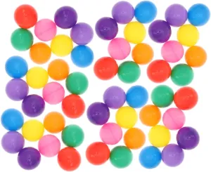 GALPADA 200PCS Crush Ocean Balls Pit Balls for Mixed Color Educational Bath Mesh Bag Safe for Enhance Coordination and Group Play