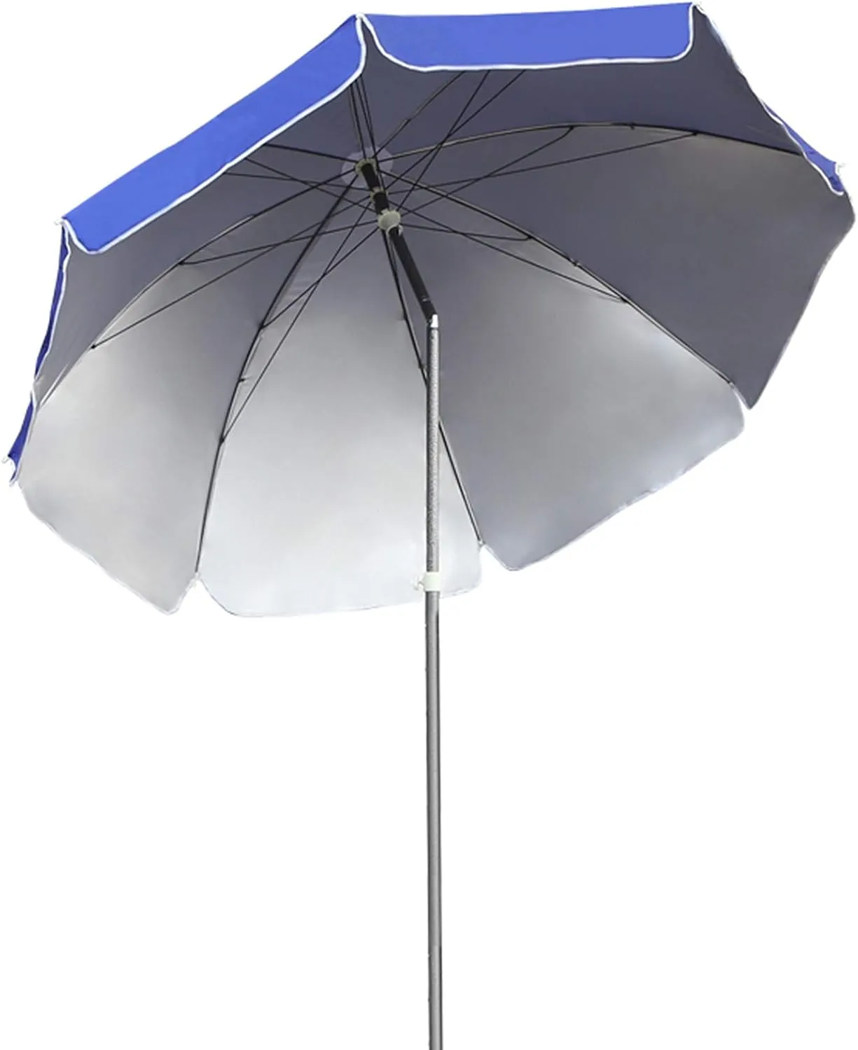 Garden Parasol Umbrella Outdoor, Tiltable Sunshade, Sun Protection And Protection, For Outdoor Spaces Such As Terrace Beach Garden Market, Round 200cm, 240cm, 280cm
