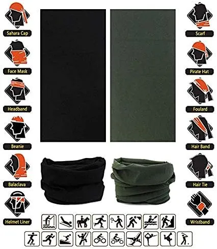 Gator Masks Ourdoor Face Mask Seamless Neck Gaiter Tube Bandanas Buffs Multi Headwear Magic Headband Sweatband