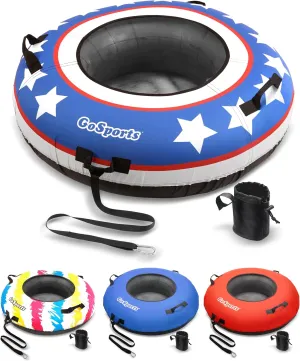 GoSports 44 Inch Heavy-Duty River Tube with Premium Canvas Cover - Choose Your Style - Commercial Grade River Tube