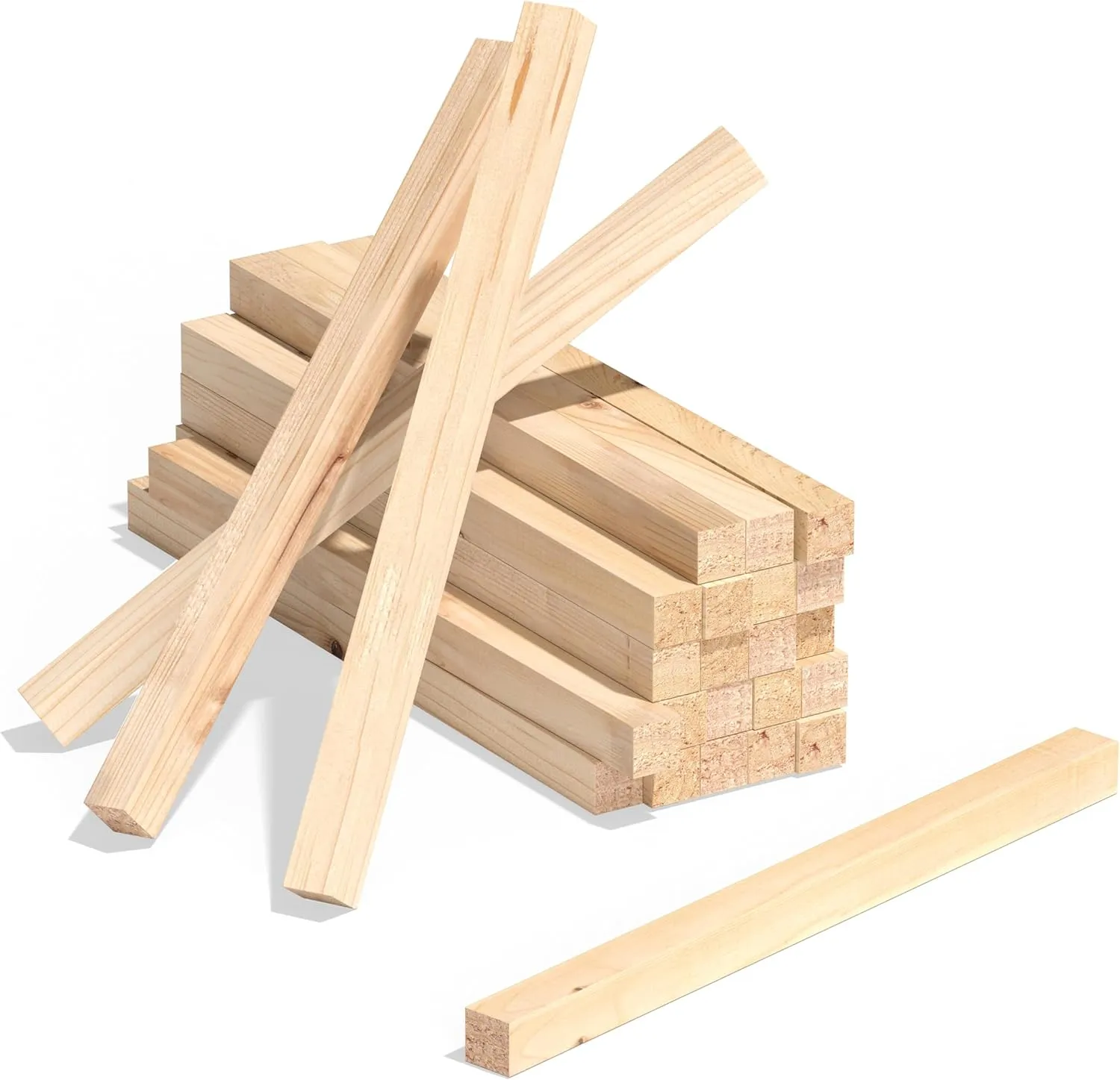 Greenes Fence Kiln-Dried Wood Kindling, 400 Pieces