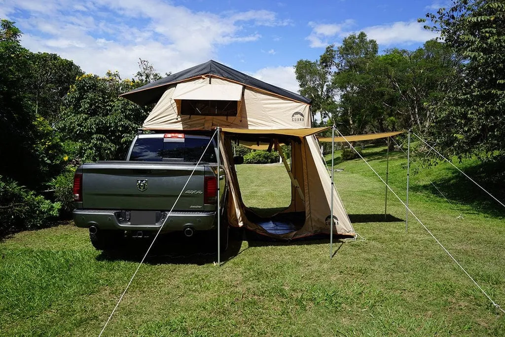 Guana Equipment Wanaka 55" 3 Person Rooftop Tent w/ XL Annex