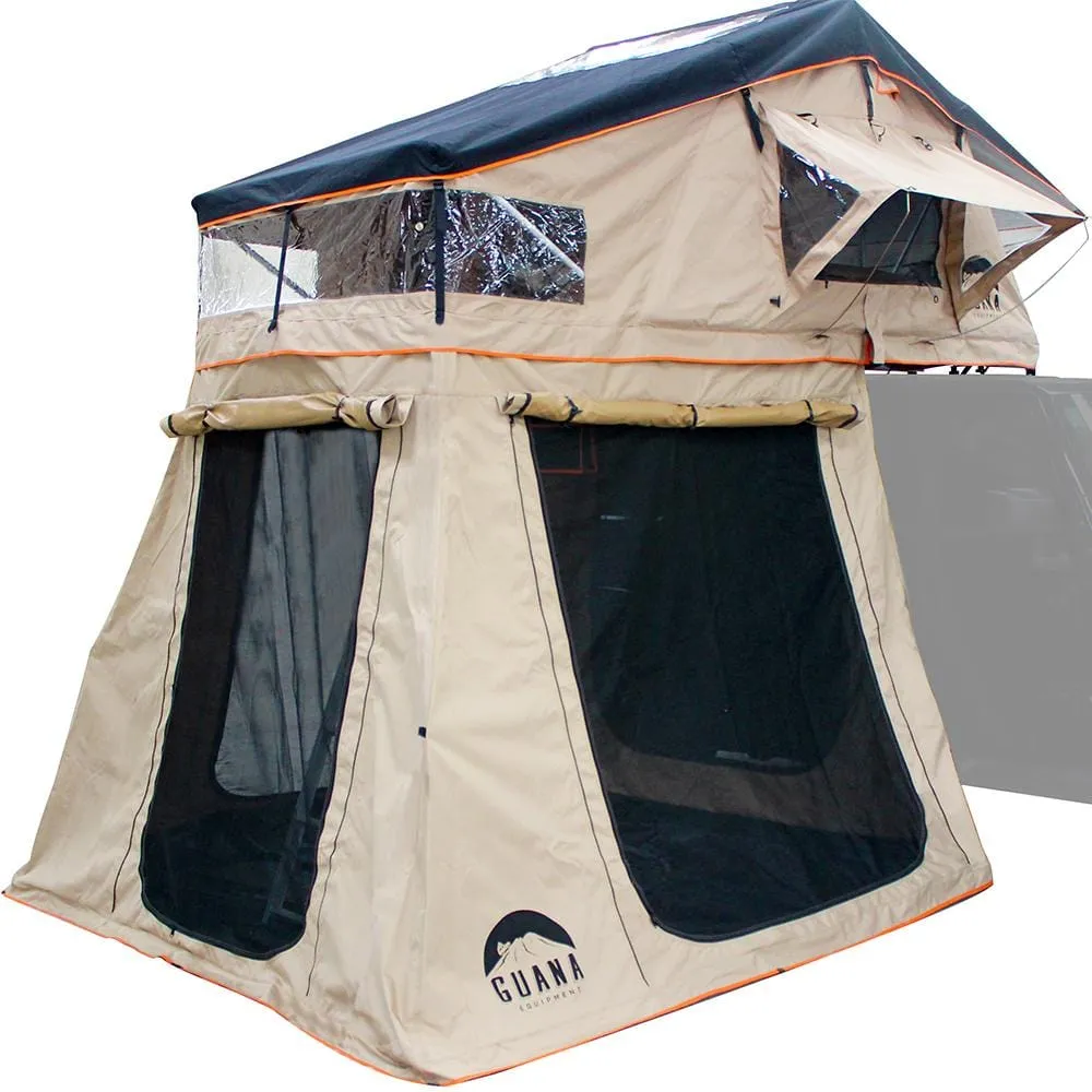 Guana Equipment Wanaka 55" 3 Person Rooftop Tent w/ XL Annex