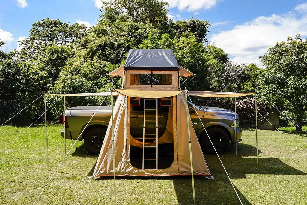 Guana Equipment Wanaka 55" 3 Person Rooftop Tent w/ XL Annex