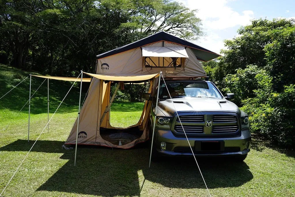Guana Equipment Wanaka 55" 3 Person Rooftop Tent w/ XL Annex