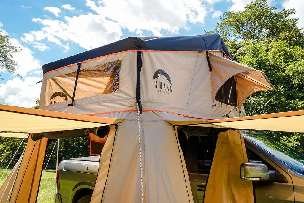 Guana Equipment Wanaka 55" 3 Person Rooftop Tent w/ XL Annex
