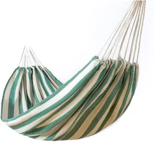 Hammock Camping Hammock Recreation Hammock Outdoor Leisure Double Thick Canvas Indoor College Dormitory Camping Swing Chair for Hikers Hammocks for Outside (Color : Green, Size : 200 * 100cm)