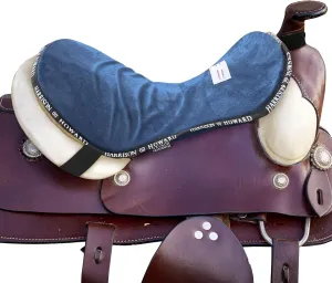 Harrison Howard Trail Seat Saver Western Tack Saddle Ride-on Pad with Cushion Bottom Helps Distribute Back Pressure