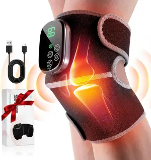 Heating pad for Knee, Elbow & Shoulder Pad, 3-in-1 Cordless Heated Knee Brace, 5 Adjustable Heating Levels