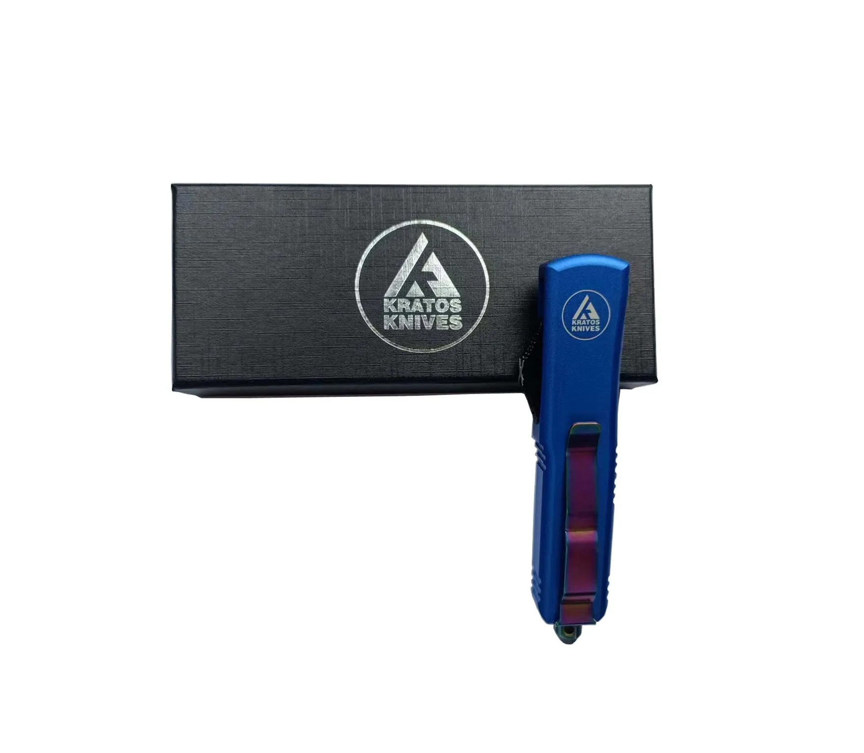 HIGH PERFORMANCE OTF - BLUE - SERRATED DAGGER