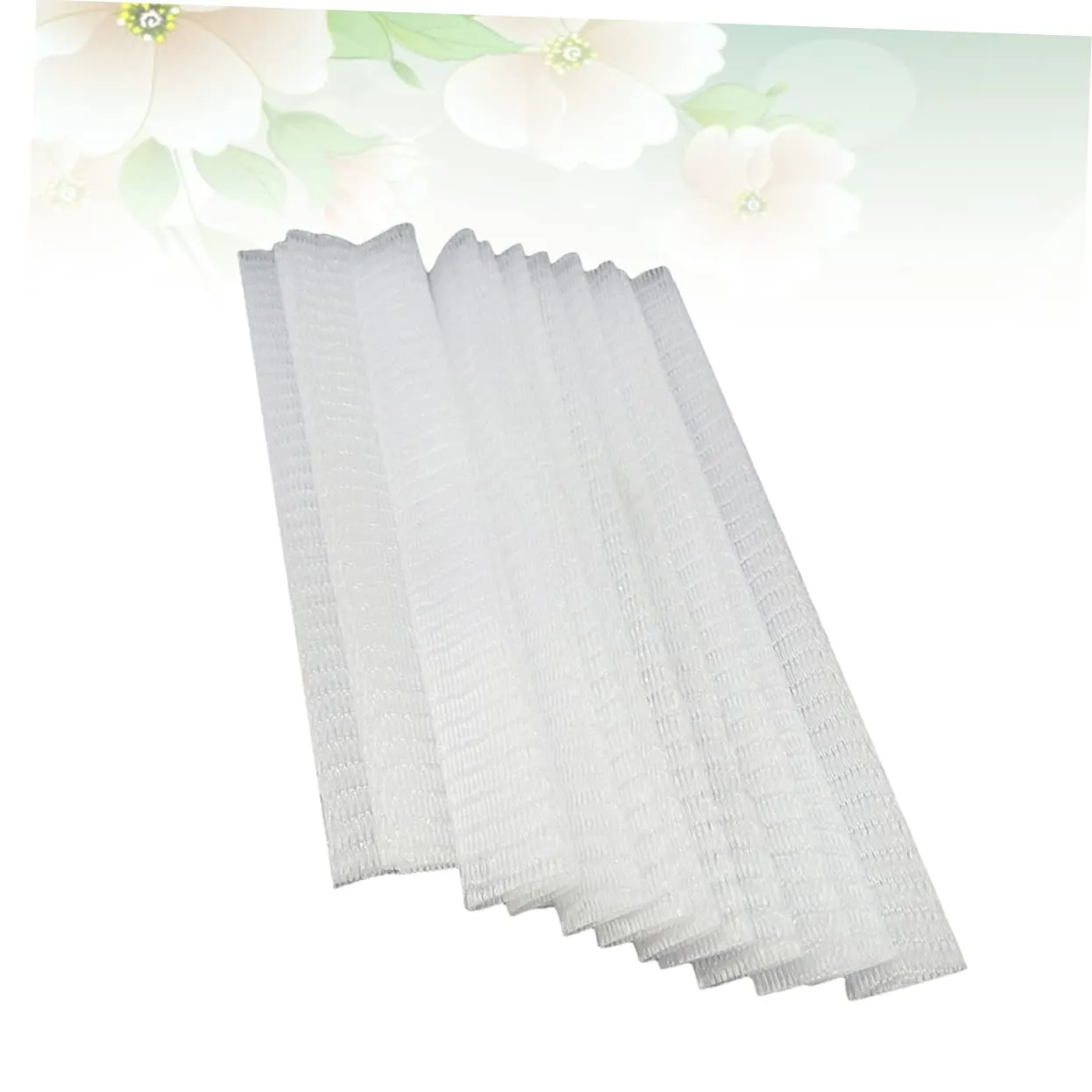 Housoutil 3sets Travel Makeup Brushes Brush Mesh Cover Set Protectors Make up Cover Reusable 100pcs*3