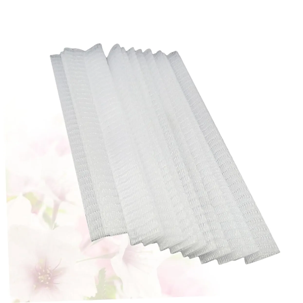 Housoutil 3sets Travel Makeup Brushes Brush Mesh Cover Set Protectors Make up Cover Reusable 100pcs*3