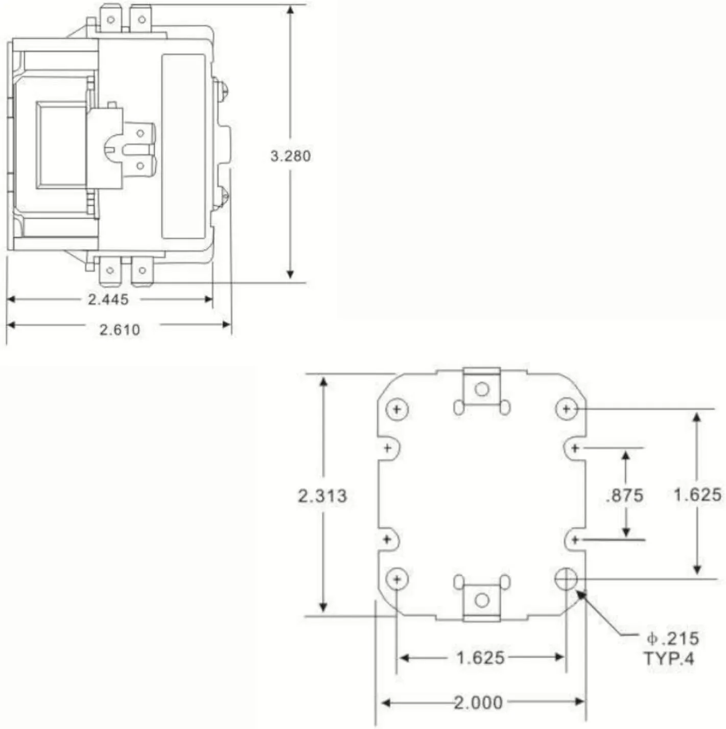 HQRP Single Pole / 1 Pole 30 Amp Coil 24-Volt Condenser Contactor Compatible with Carrier Payne Bryant HN51KC024, Trane C147094P02 1P030024V Replacement, UL Listed