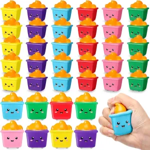 HyDren 24 Pcs Dumpster Stress Ball Bulk Funny Fire Stress Relief Gifts for Adults Employee Appreciation Gifts Foam Fidget Toys Desk Accessories for Team, Coworker, Teacher, Students