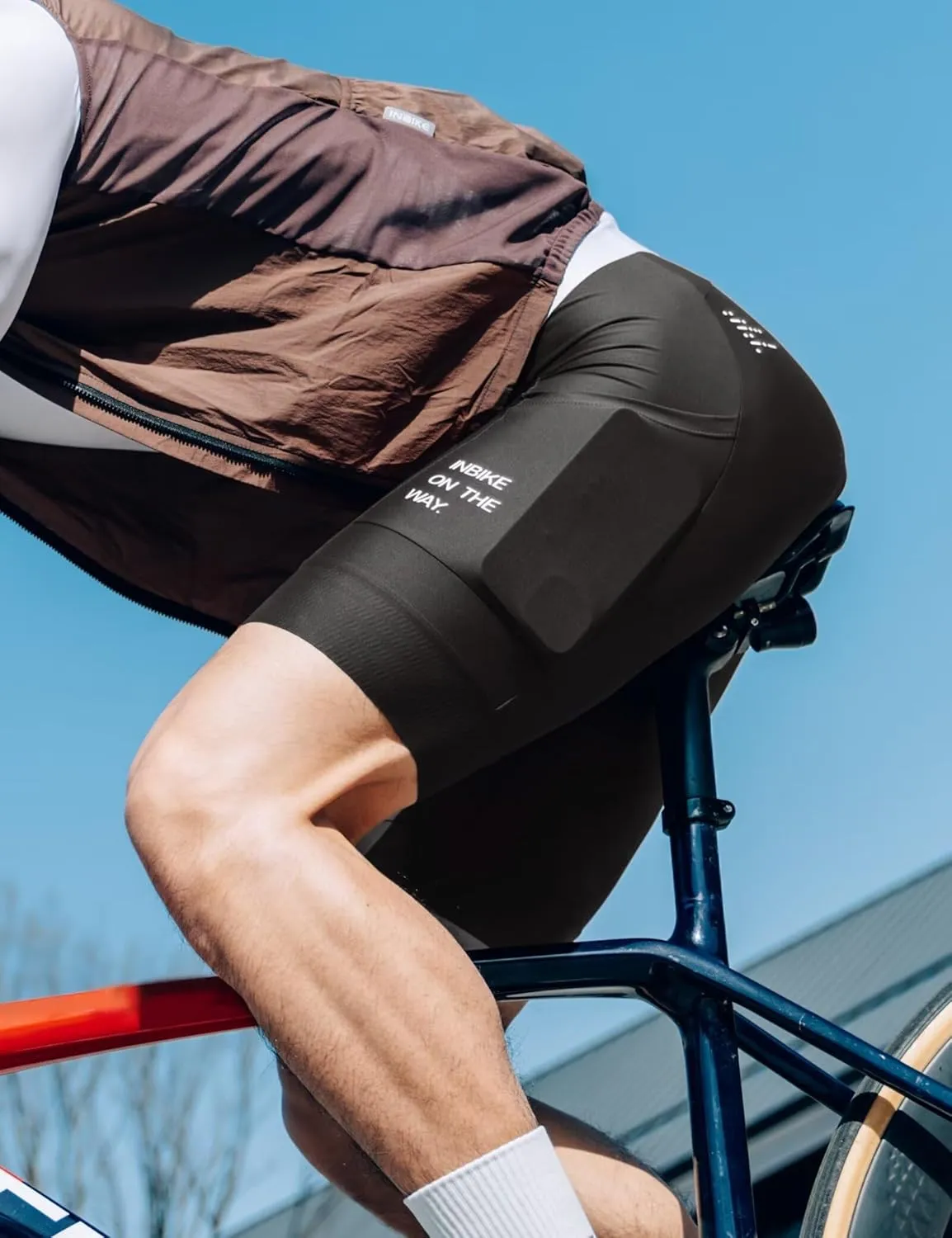 INBIKE Bike Shorts for Men, 3D Padded Breathable Cycling Shorts, Quick Dry Lightweight Biking Bicycle Shorts with 2 Pockets