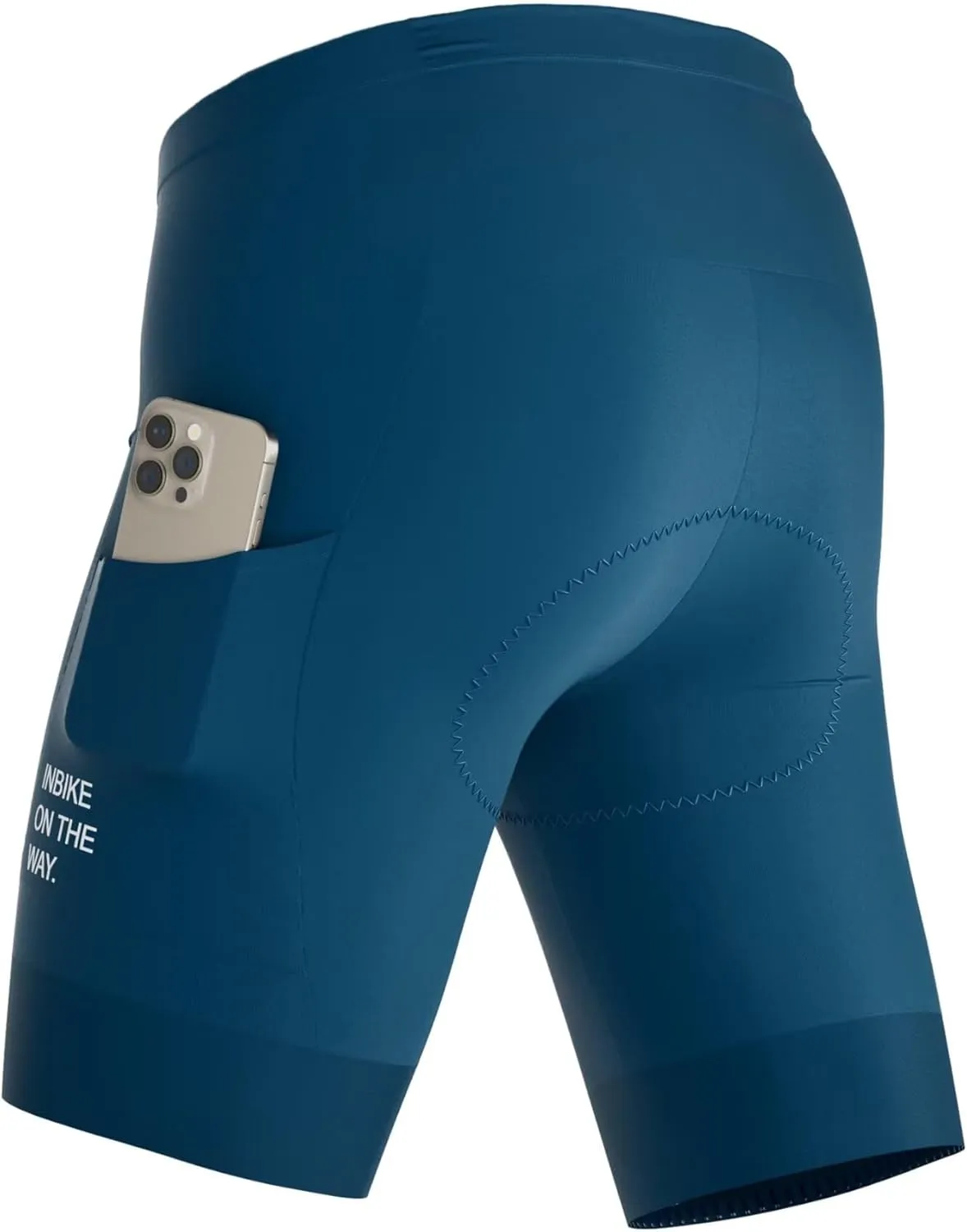 INBIKE Bike Shorts for Men, 3D Padded Breathable Cycling Shorts, Quick Dry Lightweight Biking Bicycle Shorts with 2 Pockets