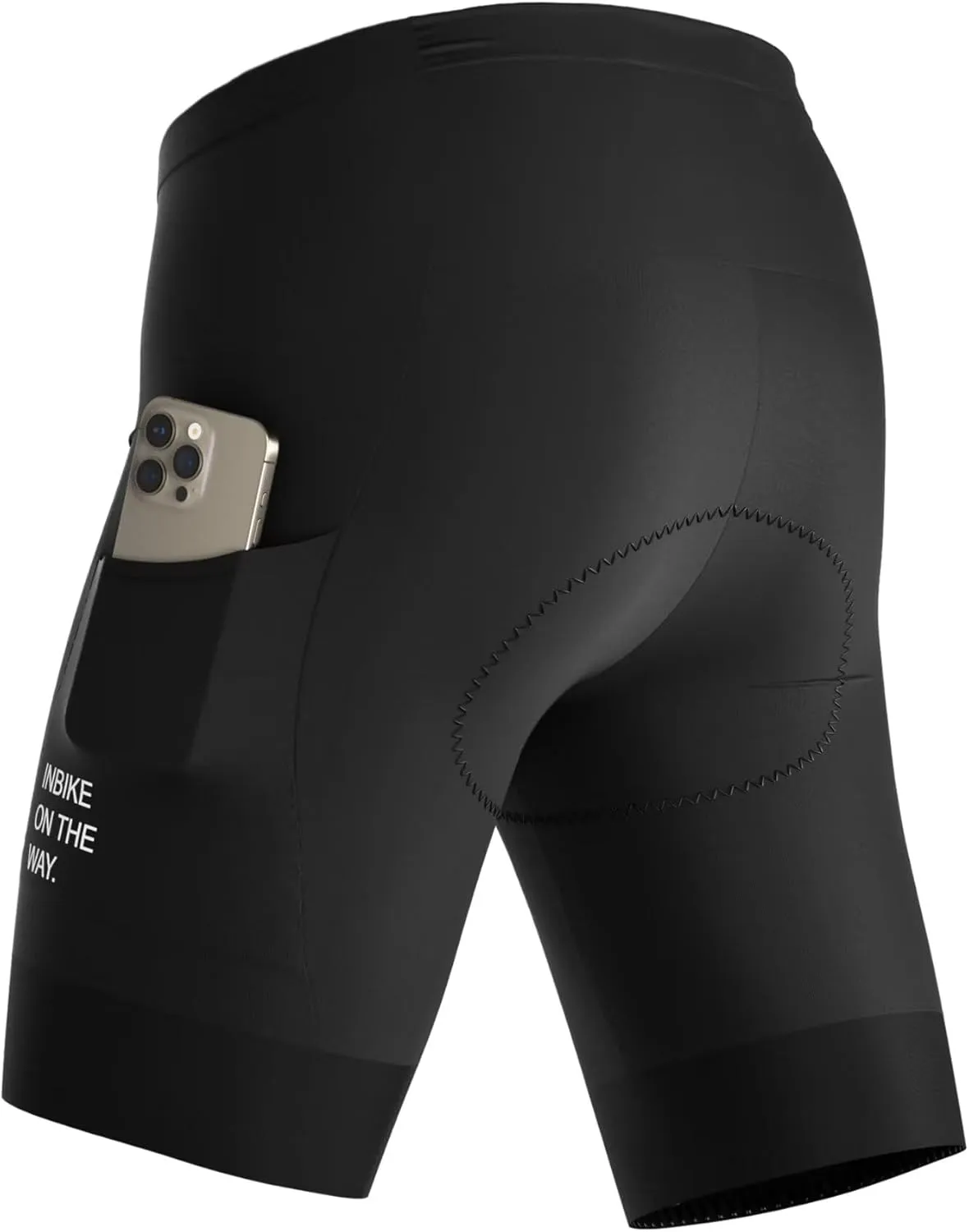 INBIKE Bike Shorts for Men, 3D Padded Breathable Cycling Shorts, Quick Dry Lightweight Biking Bicycle Shorts with 2 Pockets
