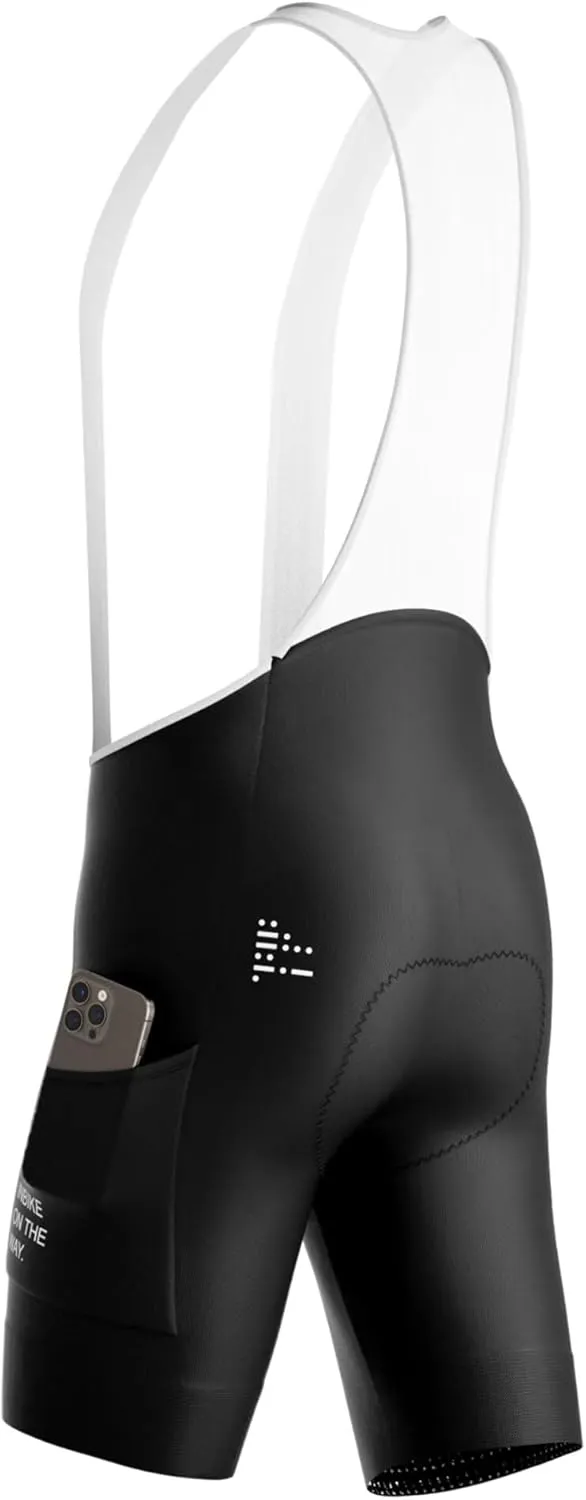 INBIKE Cycling Bib Shorts for Men, 3D Padded Breathable Road Bike Shorts Men, Lightweight Biking Bicycle Bibs with Pockets