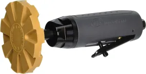 Ingersoll Rand 324-1 Adhesive Removal Air Tool, Ingersoll Rand 324 Adhesive Removal Air Tool, Pneumatic Pinstripe Remover, 4-Inch Pad, 3700 RPM, includes 1 Eraser Pad