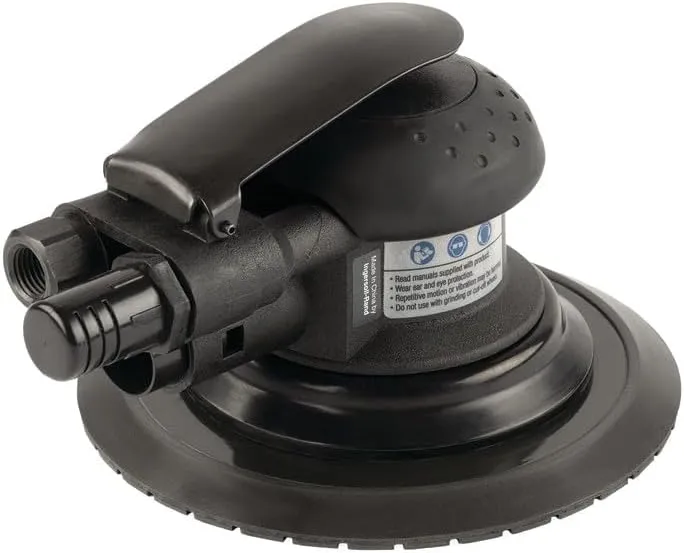 Ingersoll Rand 4151 Random Orbital Air Sander, 3/16" Orbit, 6" Vinyl Pad, 12,000 RPM, 0.2 HP