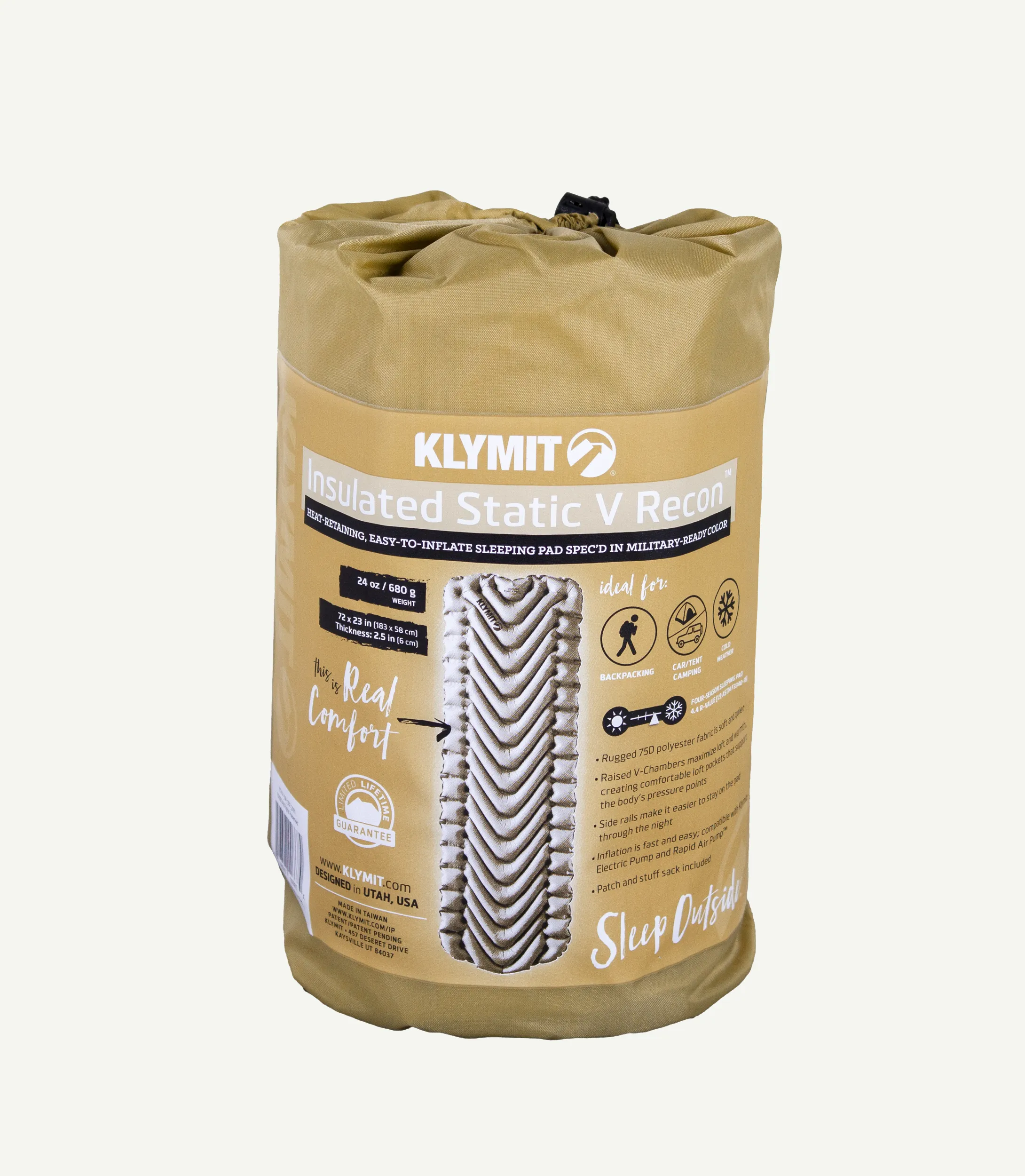 Insulated Static V™ RECON Sleeping Pad