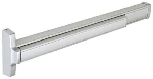 Jackson 312086L37628 36" Model 2086 Concealed Vertical Rod Panic Exit Device Left Hand Reverse Bevel Fits 3/0 x 7/0 Door Aluminum Finish
