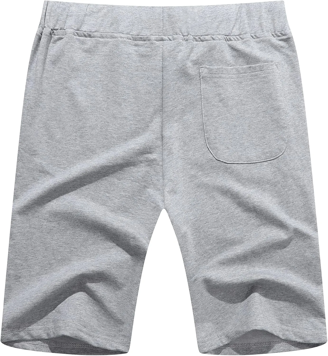 Janmid Men's Casual Shorts Elastic Jogger Gym Active Pocket Shorts