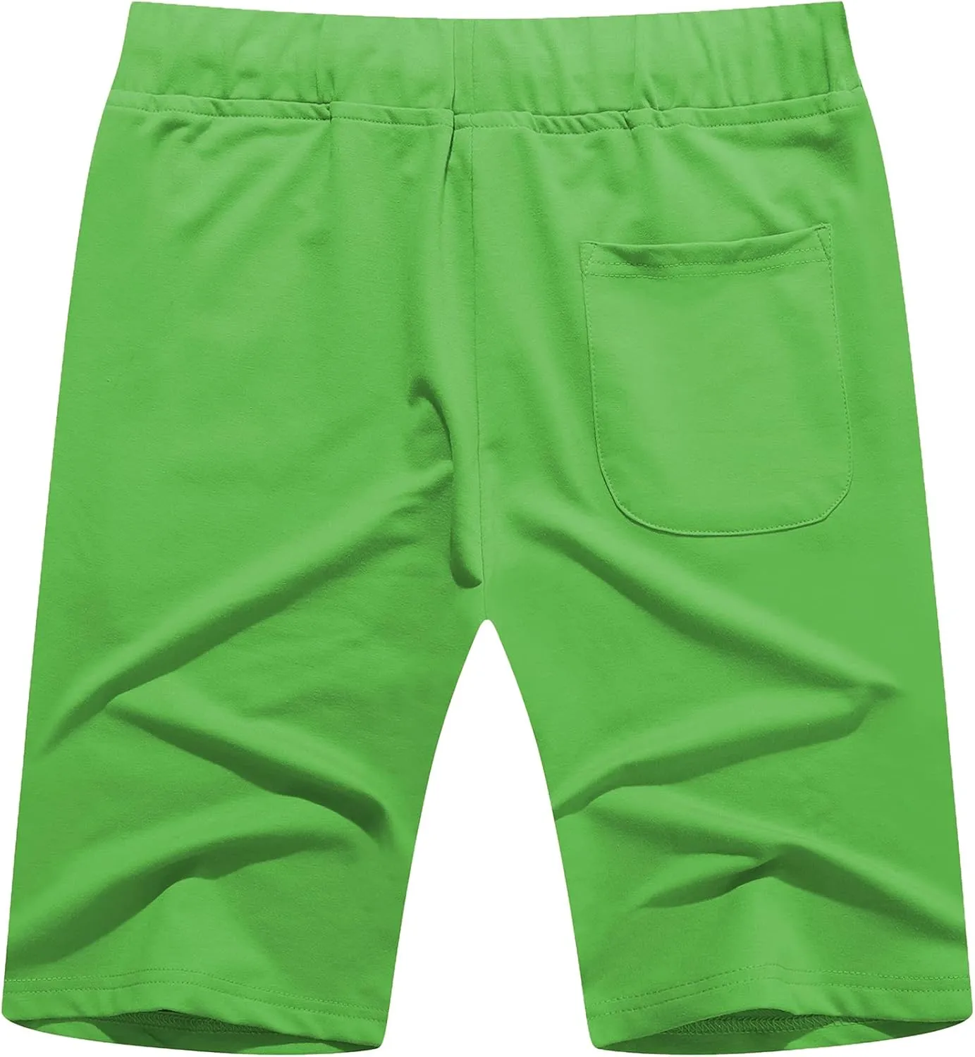 Janmid Men's Casual Shorts Elastic Jogger Gym Active Pocket Shorts