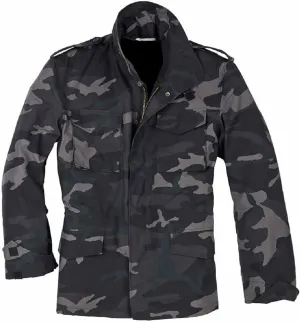 John Rambo Jacket Mens Cotton M65 Coat Jacket | Olive Greene US Army Field Multi Pocket Coat