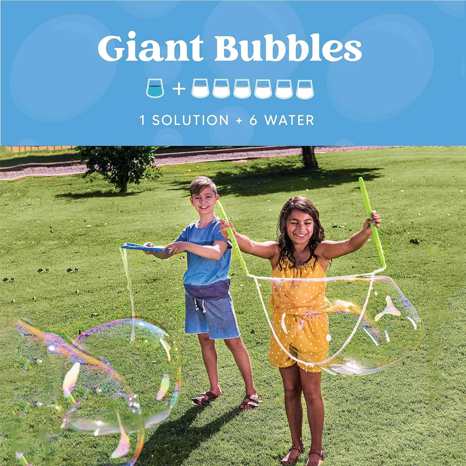 JOYIN 32 OZ Concentrated Bubble Solution (Close to 1L/ up to 2.5 Gallon Refills), Concentrated Solution Refills for Bubble Machine, Wands, Blower, Easter