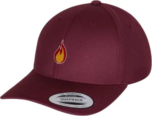 JPAK Fire Curved Bill Snapback Outdoor Cap Firepit Camping