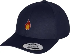 JPAK Fire Curved Bill Snapback Outdoor Cap Firepit Camping
