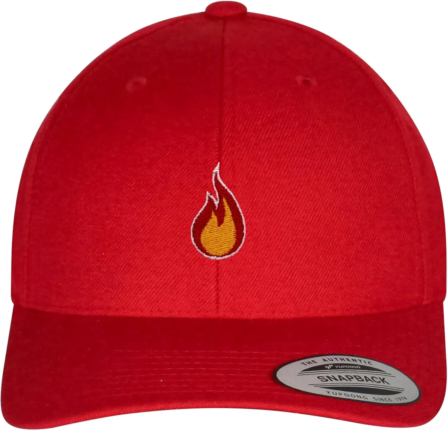 JPAK Fire Curved Bill Snapback Outdoor Cap Firepit Camping