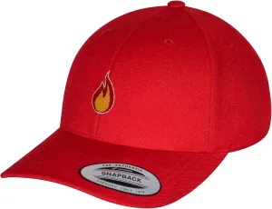 JPAK Fire Curved Bill Snapback Outdoor Cap Firepit Camping