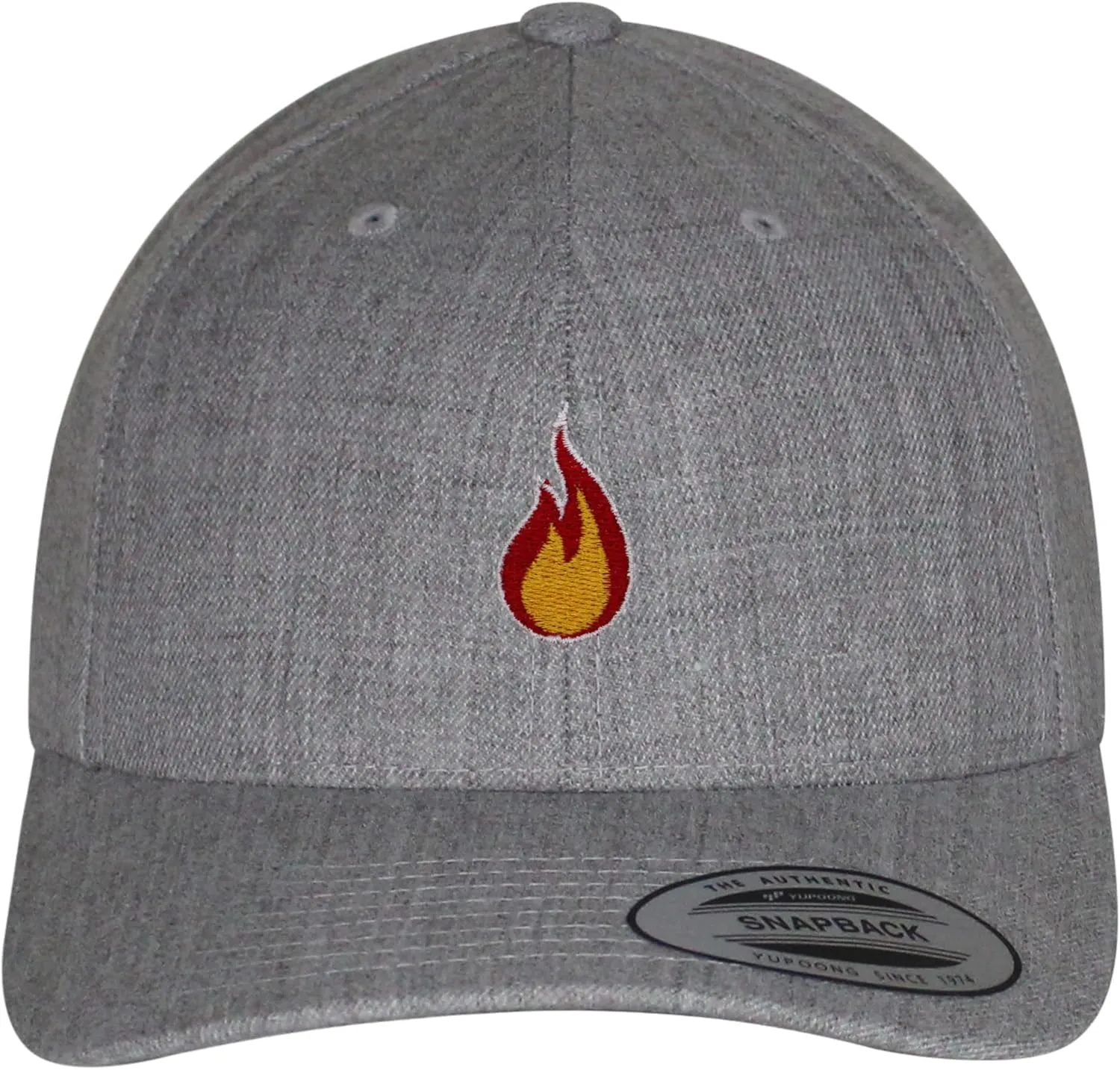 JPAK Fire Curved Bill Snapback Outdoor Cap Firepit Camping