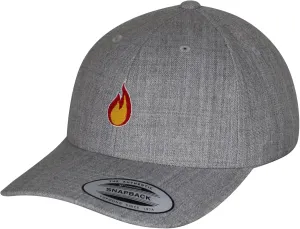 JPAK Fire Curved Bill Snapback Outdoor Cap Firepit Camping