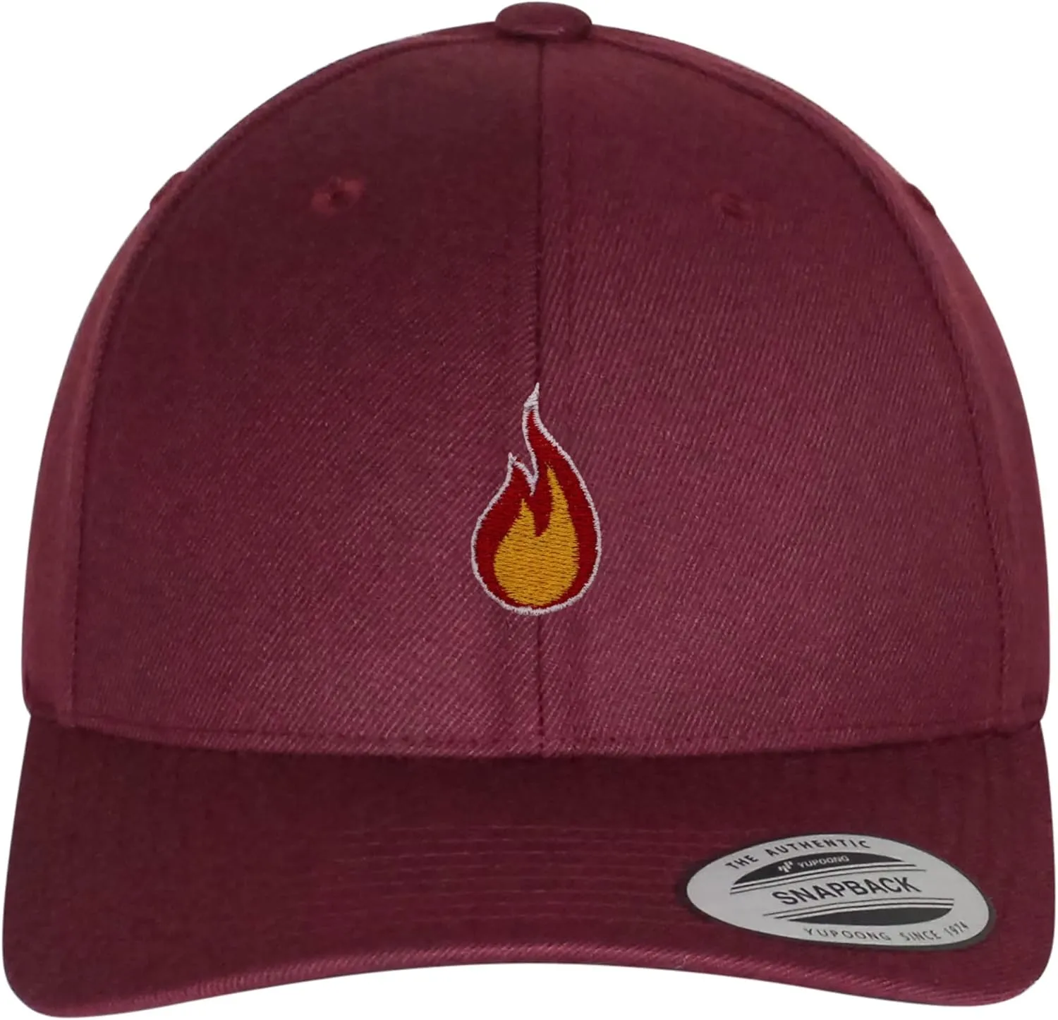 JPAK Fire Curved Bill Snapback Outdoor Cap Firepit Camping