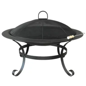 Jumbuck Round Steel Fire Pit Outdoor Use