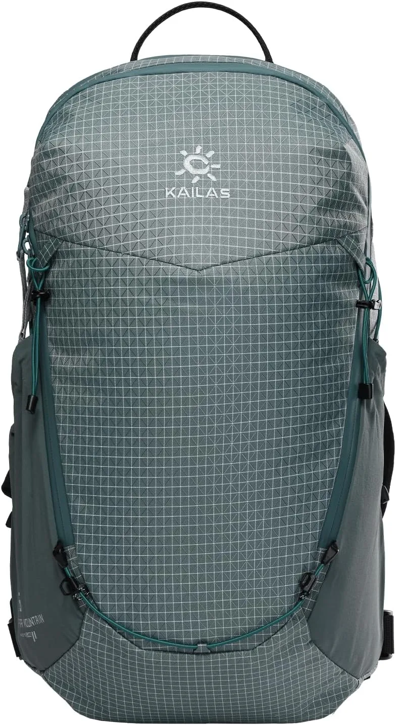 KAILAS Far Mountain16L Lightweight Hiking Backpack Trekking Daypack Small Backpacks Traveling Camping Grey Lake Blue
