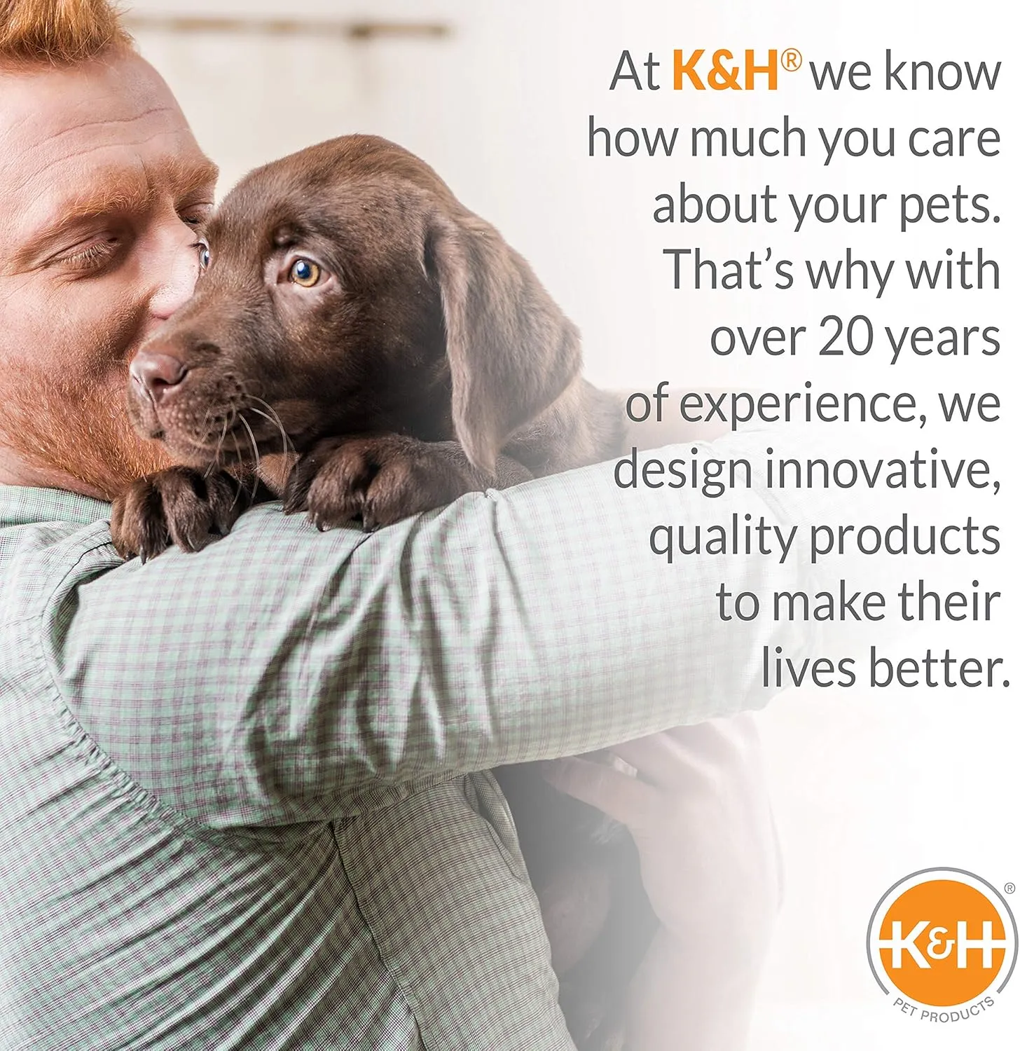 K&H Pet Products Self-Warming Crate Pad Mocha XX-Large 37 X 54 Inches