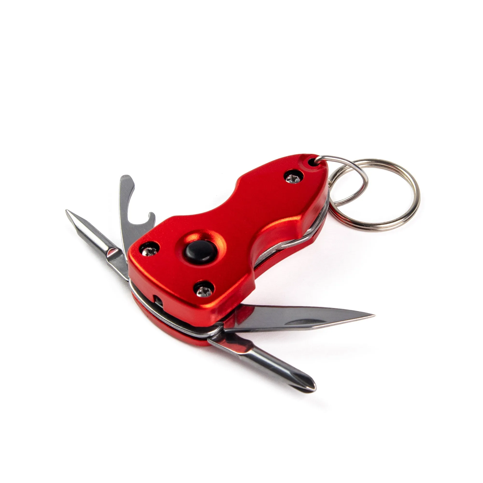Keychain Multi-Tools With LED - Strong and Courageous: Josh. 1:9