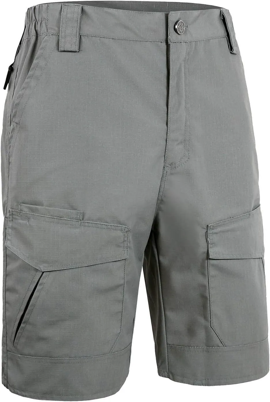 Khaki Shorts Men Fashion Outdoor Cotton Cargo Shorts Multi Pocket Buckle Zipper Tooling Short Trendy Clothes 2023