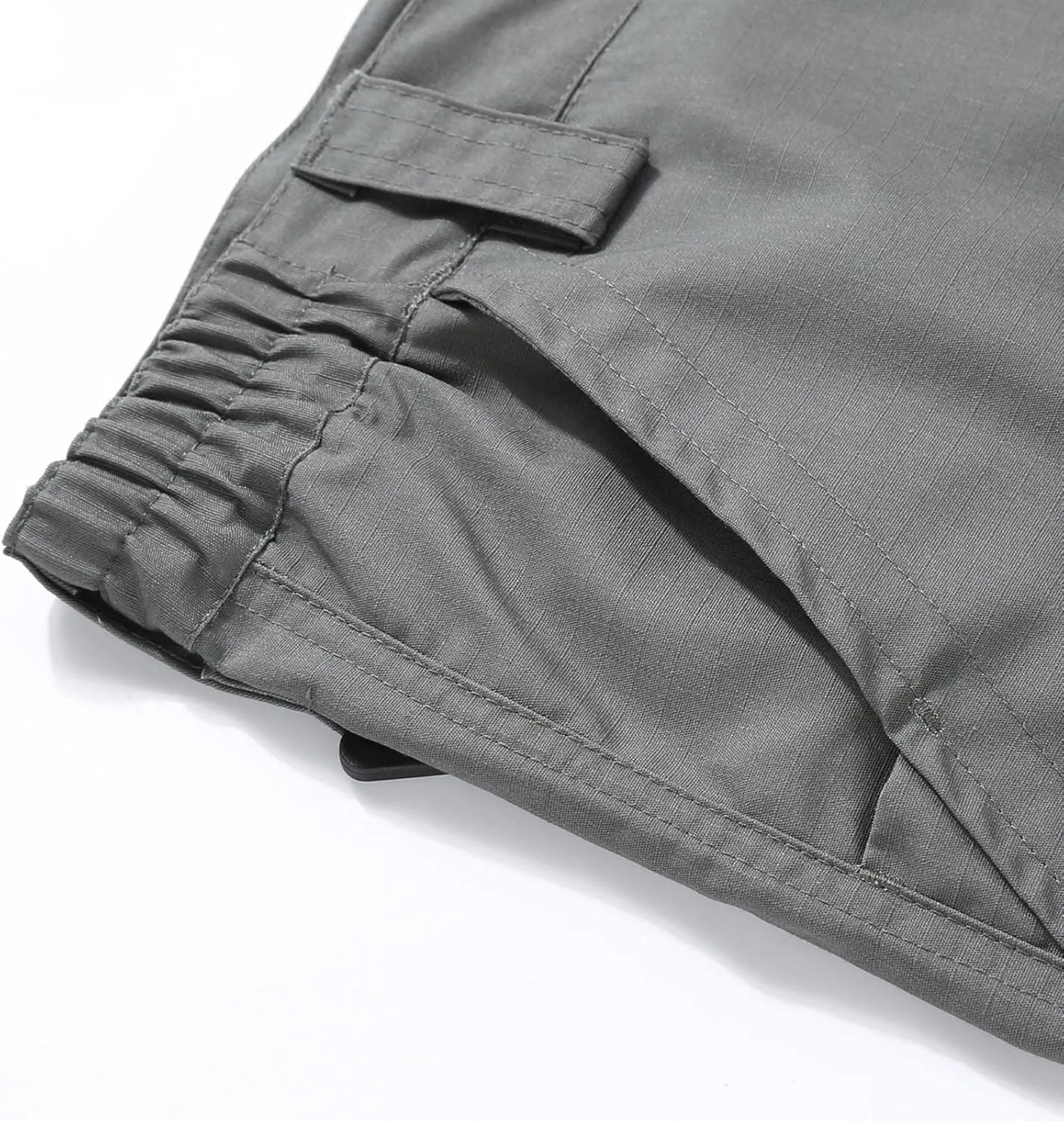 Khaki Shorts Men Fashion Outdoor Cotton Cargo Shorts Multi Pocket Buckle Zipper Tooling Short Trendy Clothes 2023