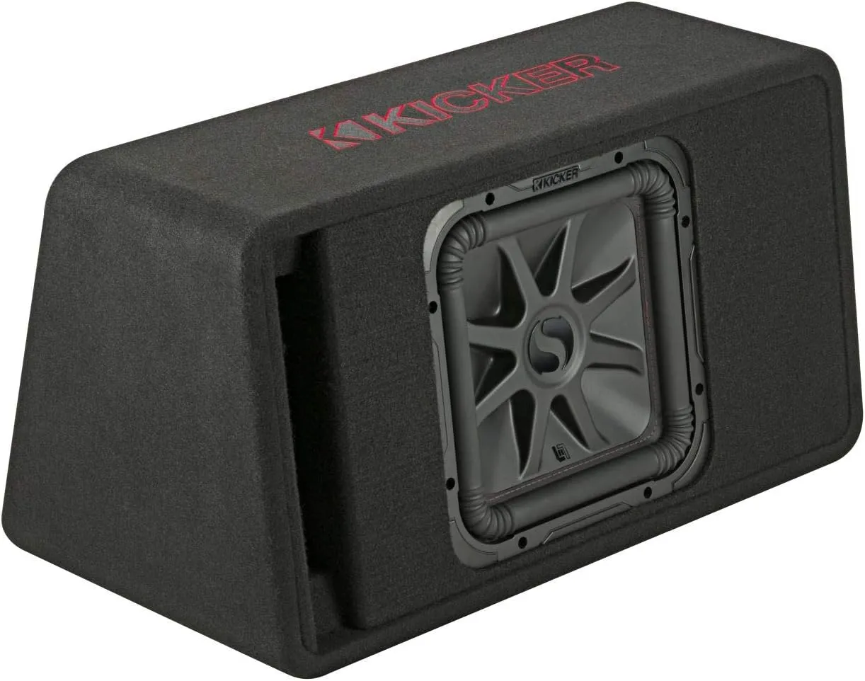 Kicker 45VL7R122 Single 12" L7R Loaded Vented Enclosure - 600 Watts RMS