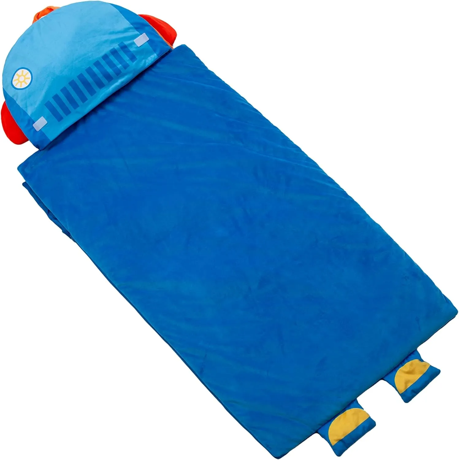 Kid's Nap Buddies Character Preschool Nap Mat, Toddler Sleeping Bag with Pillow for Daycare, Ages 3 