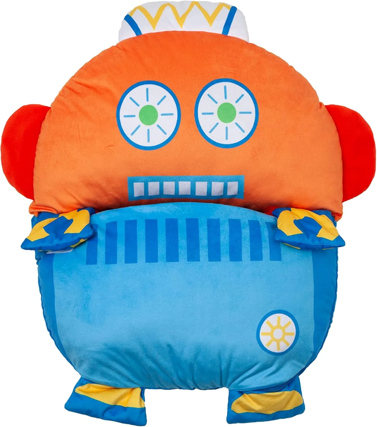 Kid's Nap Buddies Character Preschool Nap Mat, Toddler Sleeping Bag with Pillow for Daycare, Ages 3 