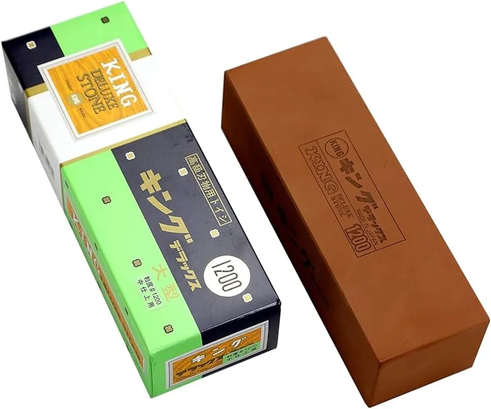 KING DELUXE Traditional Japanese Knife Sharpening Waterstones L (#1200)