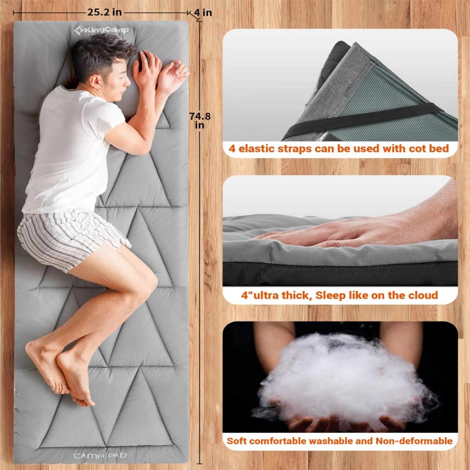 KingCamp Padded Mat CAMP PAD 500