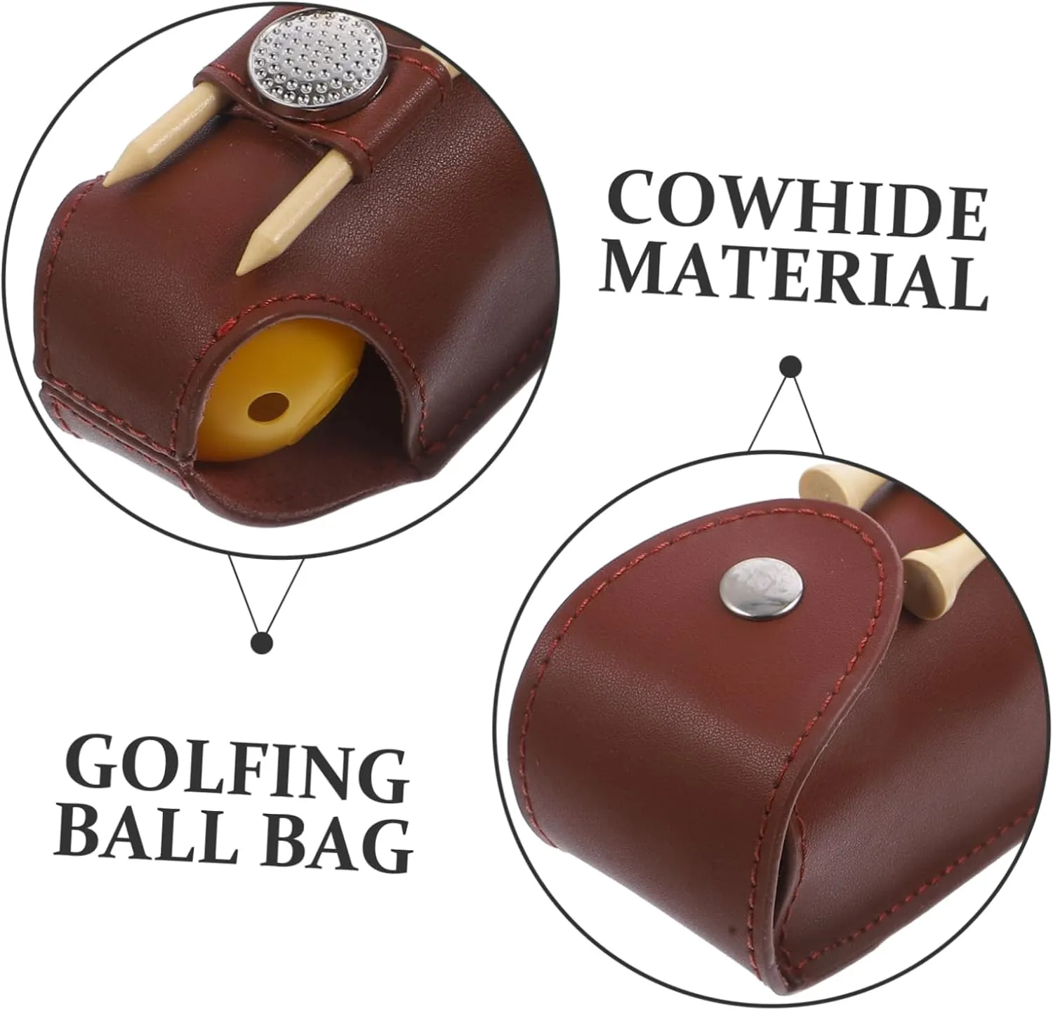 Kisangel Golf Bag Golf Ball Holder Cart Kit Golf Accessories Bag Golf Stand Bag Duffle Golf Ball Bag Daily Use